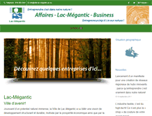 Tablet Screenshot of affairesmegantic.com